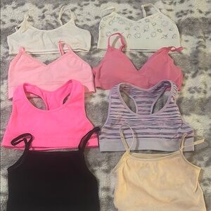 Girls sports bras/bralettes